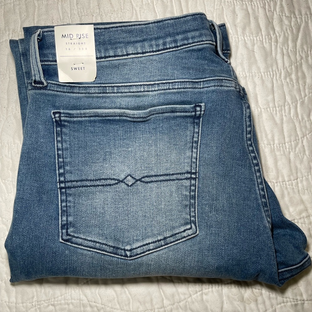 Lucky Brand Mod Rise Straight Sweet Jeans
